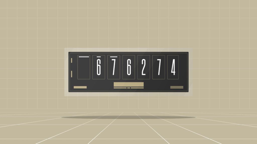 This is a version of Jack Dorsey's Bitcoin clock that made Twitter go wild.