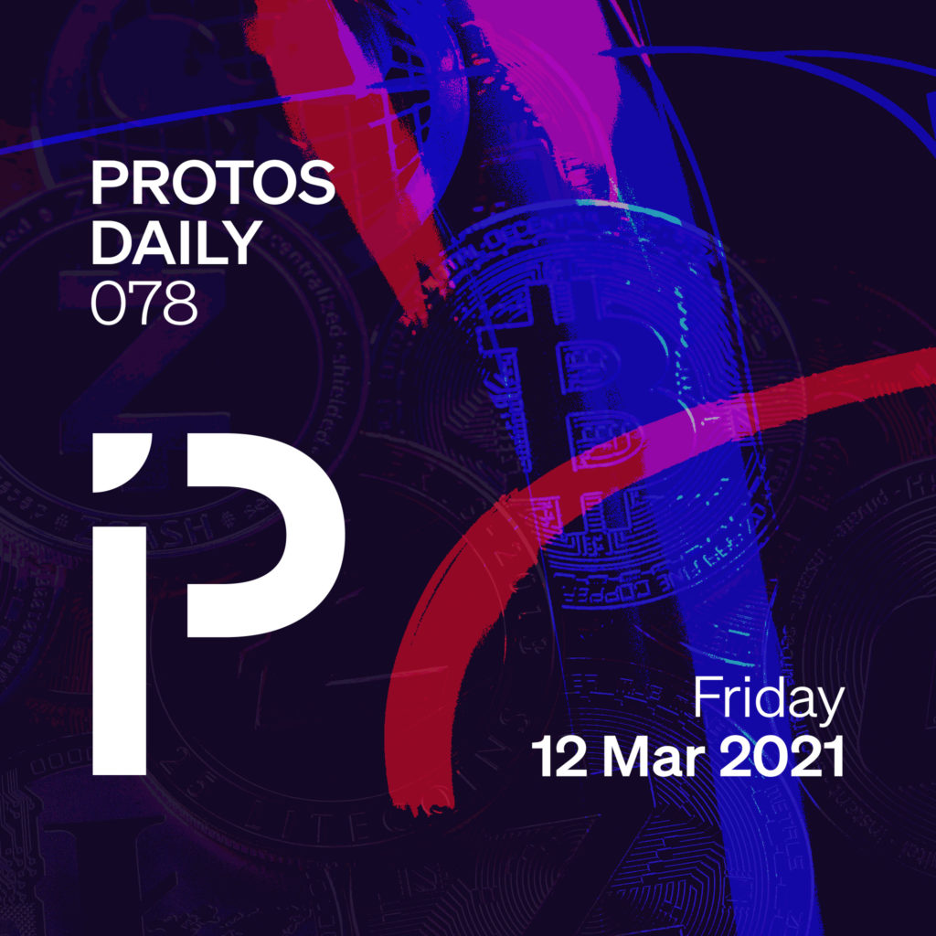 cover artwork for the protos daily podcast