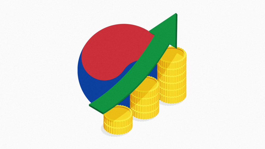 South Korean crypto traders are sending more cash from their bank accounts to crypto exchanges than last year, and banks are raking in commissions.
