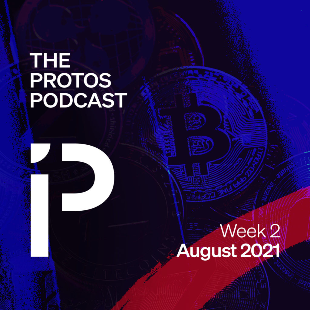 Cover image of the Protos Weekly podcast.