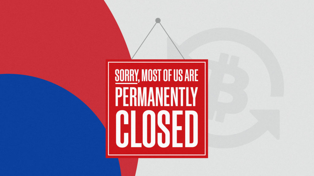South Korea, once among the top five countries contributing fiat to crypto markets, will officially slash the number of exchanges approved for Korean won trading on Friday.