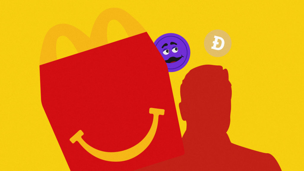 McDonald's social media guru probably didn't realize they'd given Grimace-themed crypto free real estate. Cascading degeneracy ensued.