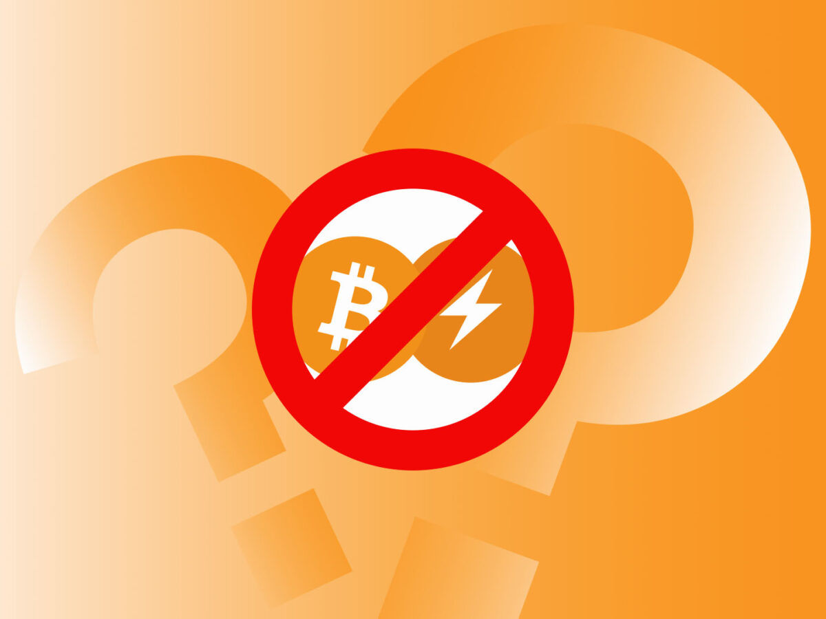 Is it illegal to operate a Bitcoin Lightning node?